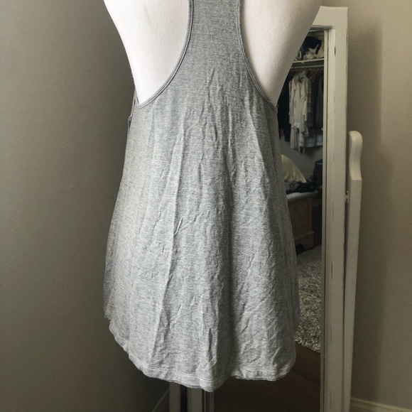 Free People Grey Racer Back Tank - Picture 6 of 6
